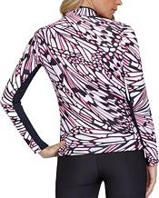 Tail Women's Mini Mandarin Mock Neck Long Sleeve Golf Shirt product image