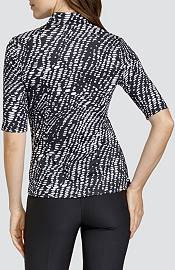 Tail Women's 1/4 Zip Ripple Print Golf Shirt product image