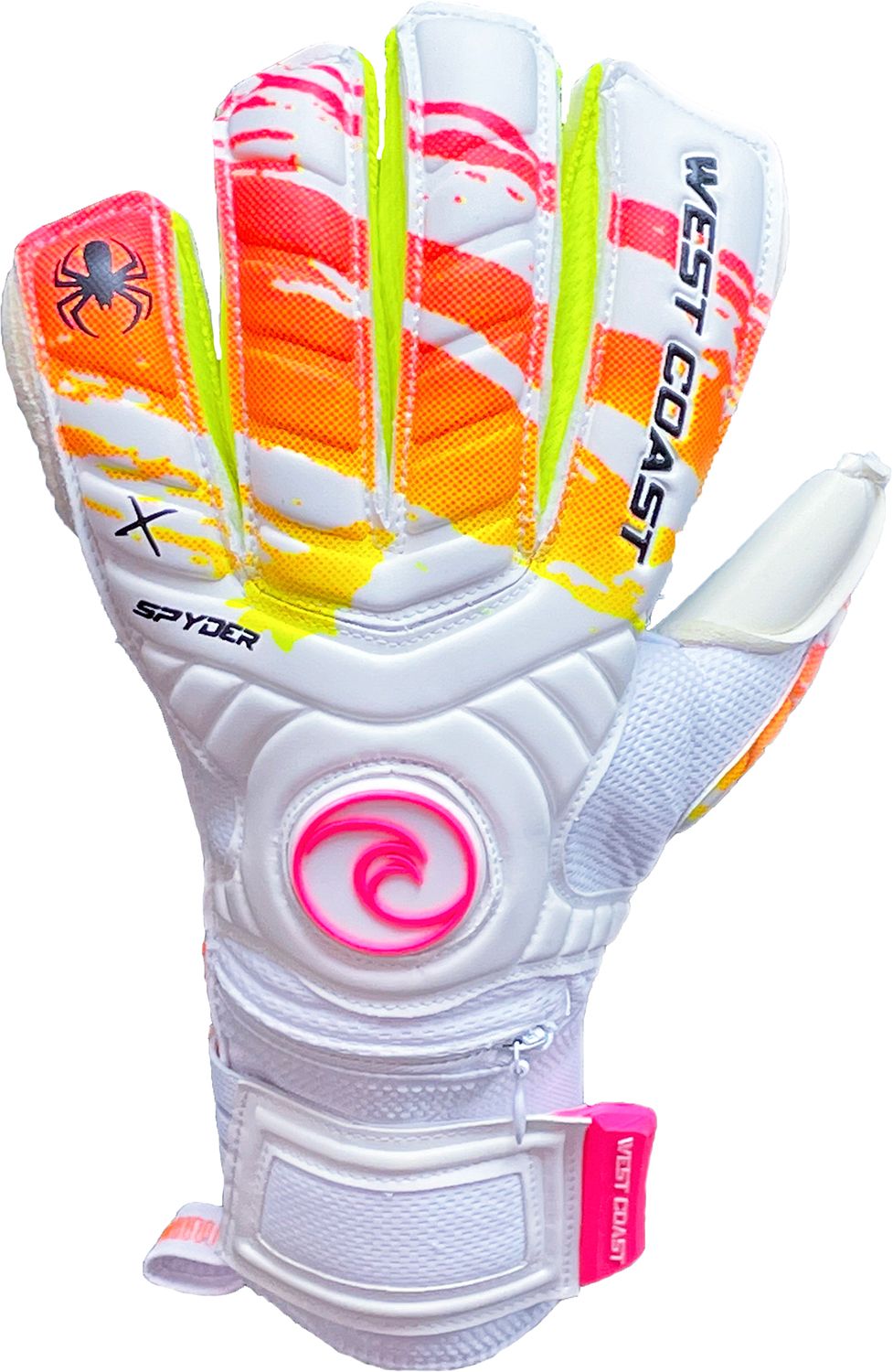 West Coast Goalkeeping Adult Spyder X Sunset Soccer Goalkeeper Gloves product image