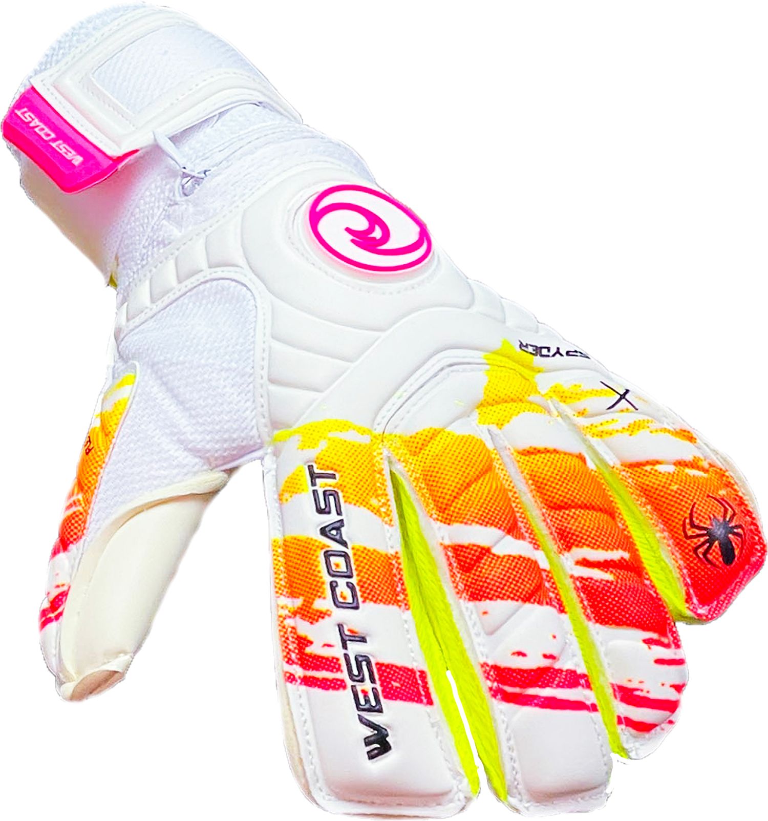 West Coast Goalkeeping Adult Spyder X Sunset Soccer Goalkeeper Gloves product image