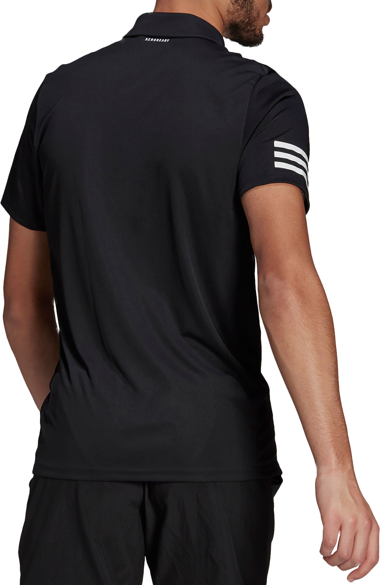 adidas Men's Club 3 Stripes Tennis Polo