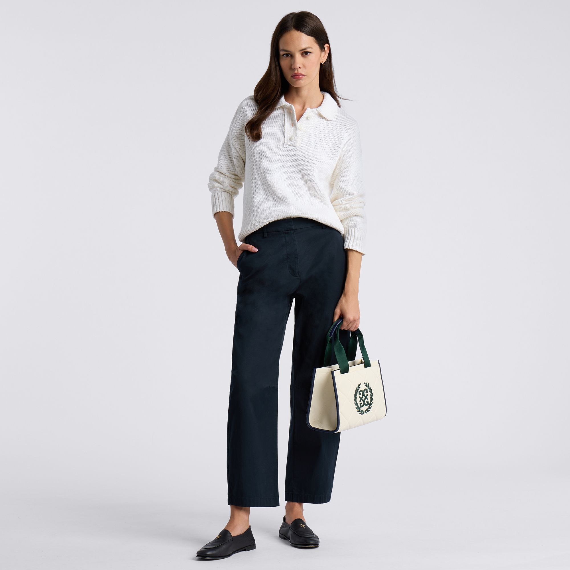 G/FORE Women's LTD Release Stretch Cotton Gabardine Barrel Leg Golf Trouser product image