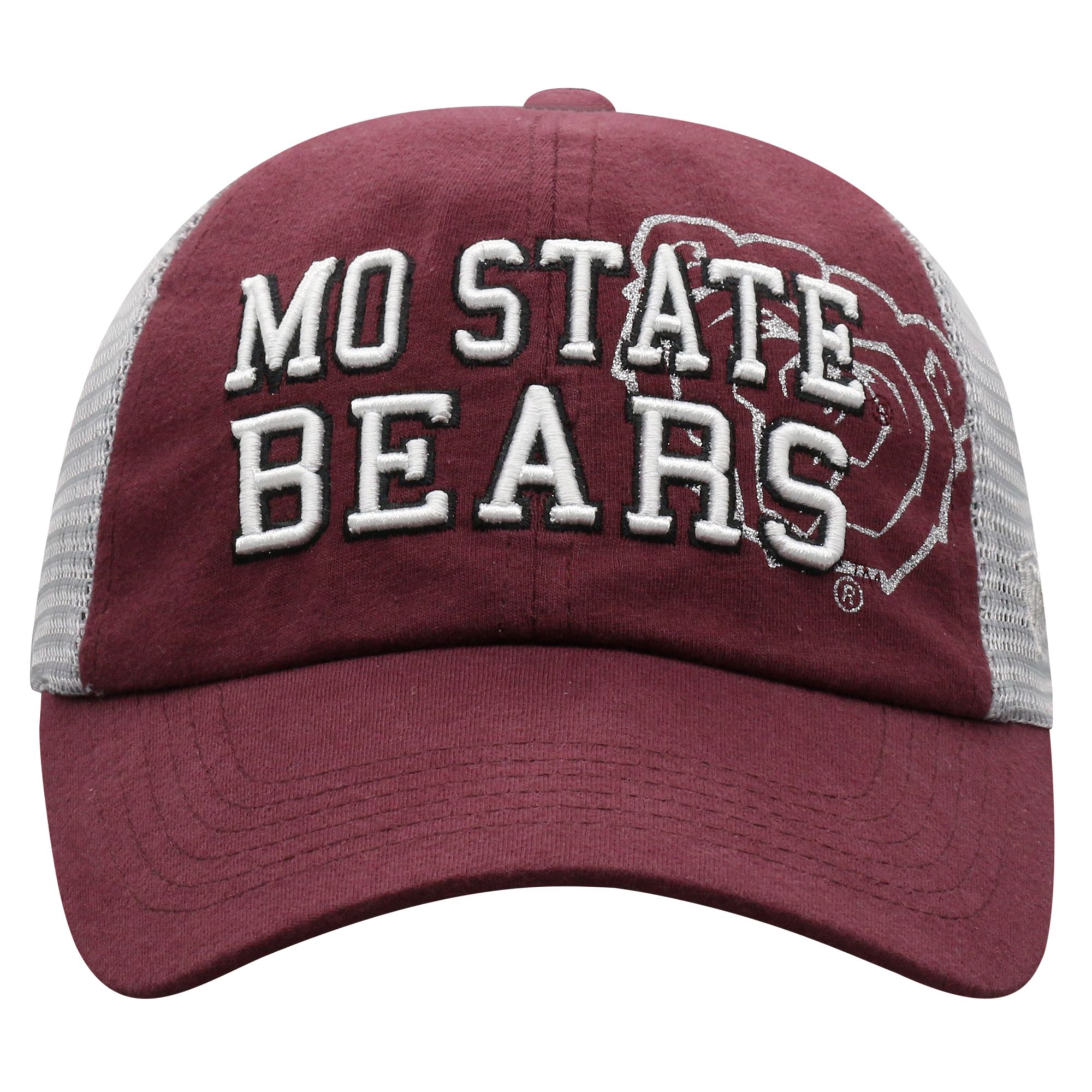 Top of the World Women's Missouri State Bears Maroon Glitter Cheer Adjustable Hat product image