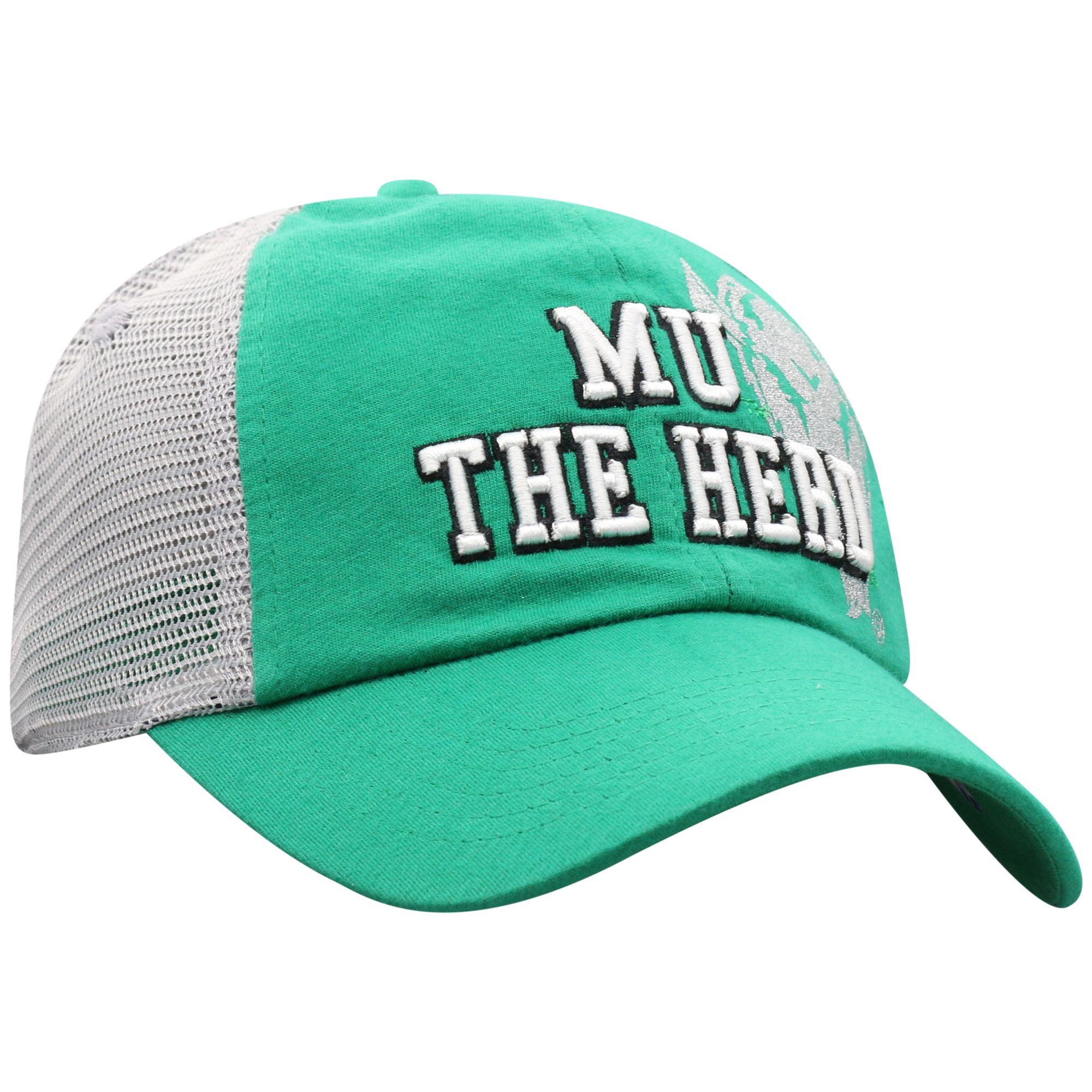 Top of the World Women's Marshall Thundering Herd Green Glitter Cheer Adjustable Hat product image