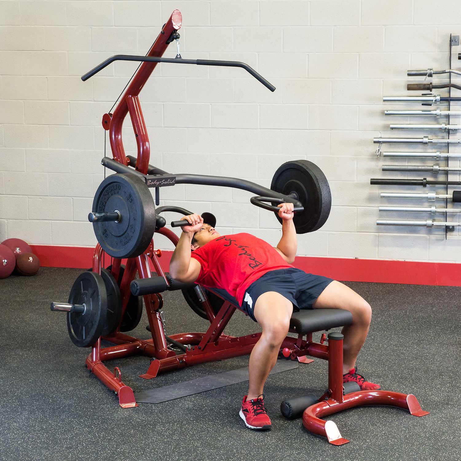 Body-Solid Corner Leverage Gym Package with Bench product image