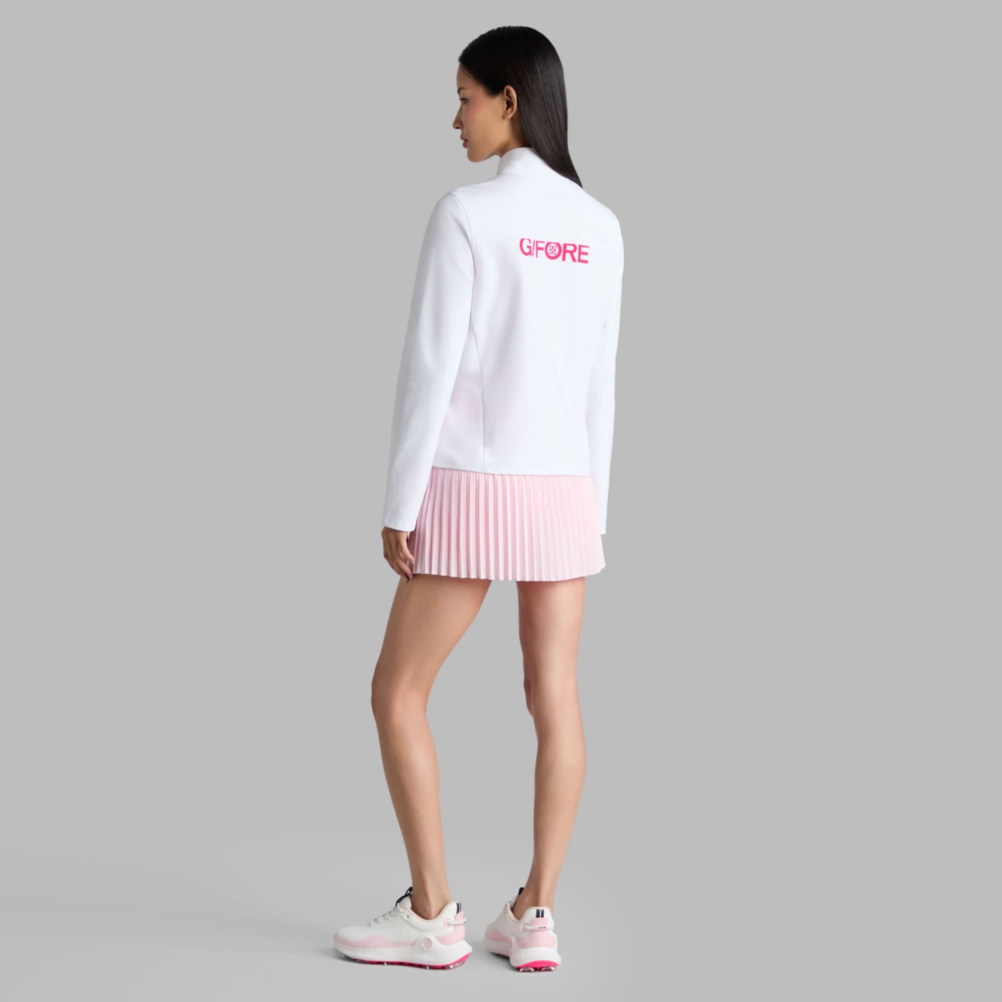 G/FORE Women's Brushed Back Stretch ¼ Zip Golf Pullover product image