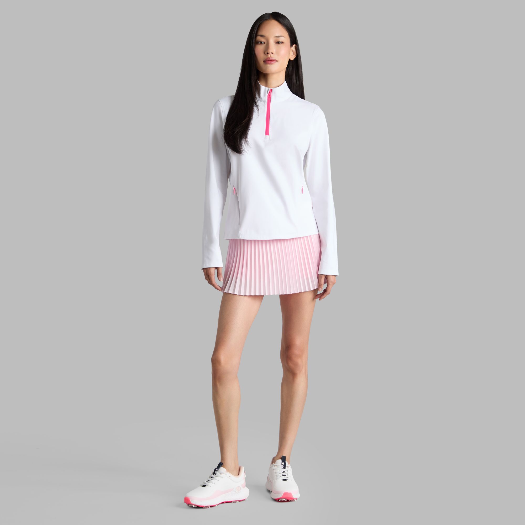 G/FORE Women's Brushed Back Stretch ¼ Zip Golf Pullover product image