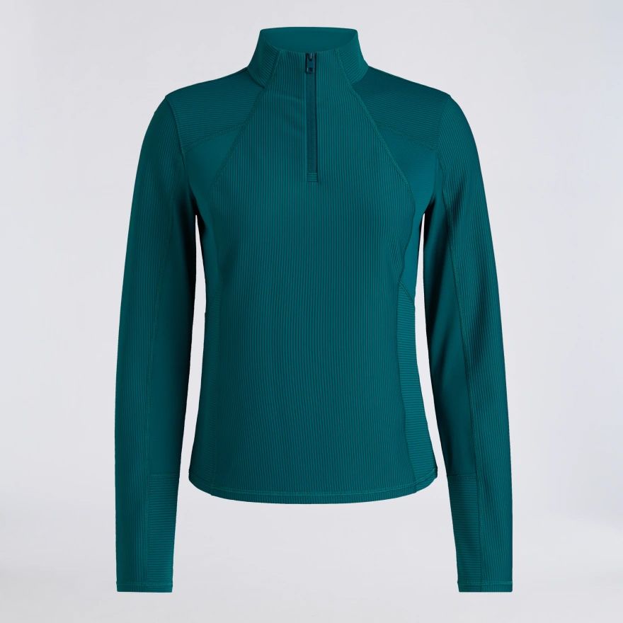 G/FORE Women's 2-Tone Rib ¼ Zip Golf Pullover product image