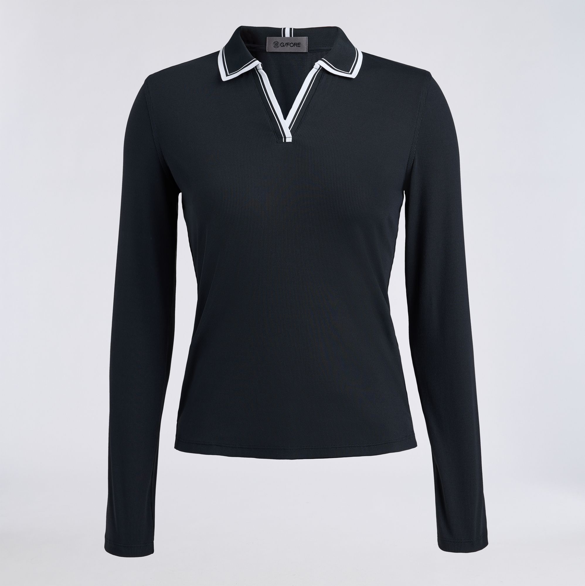 G/FORE Women's Johnny Collar Nylon Rib Long Sleeve Golf Polo product image
