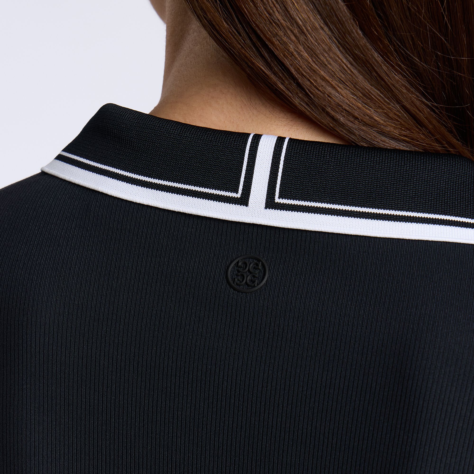 G/FORE Women's Johnny Collar Nylon Rib Long Sleeve Golf Polo product image