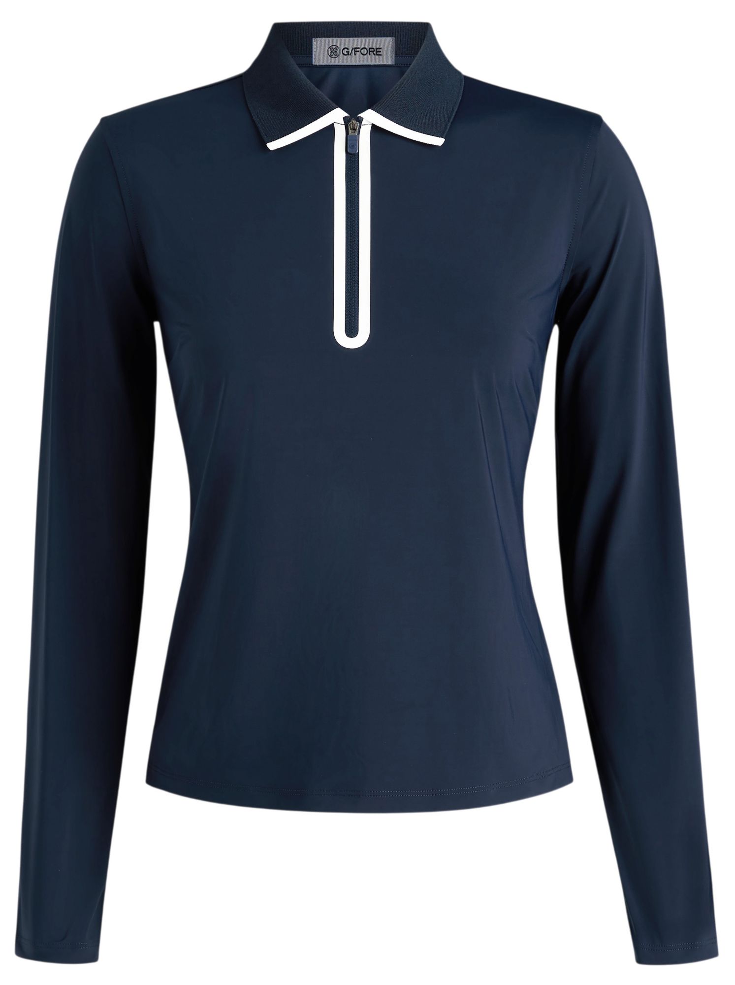 G/FORE Women's Silky Tech Nylon Long Sleeve ¼ Zip Golf Polo product image