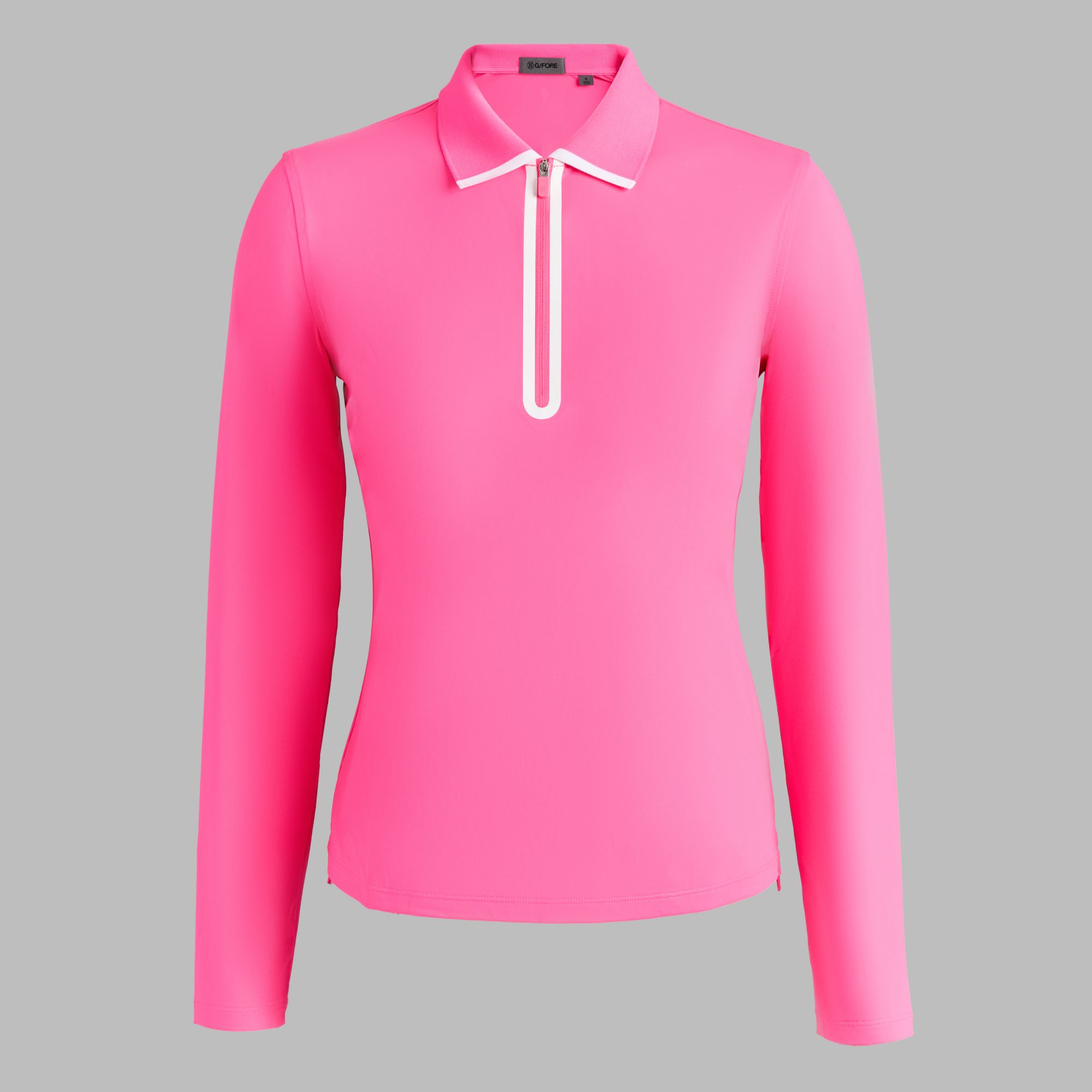 G/FORE Women's Silky Tech Nylon Long Sleeve ¼ Zip Golf Polo product image