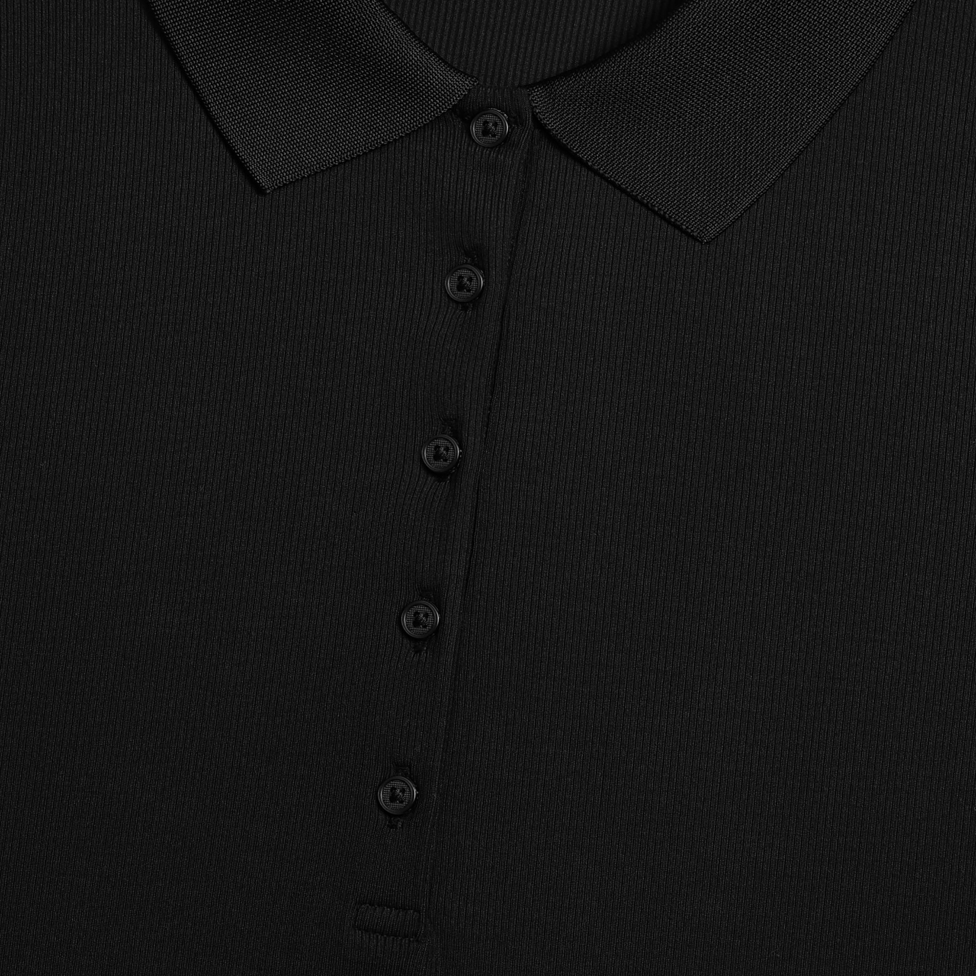 G/FORE Women's Ribbed Tech Nylon Long Sleeve Golf Polo product image
