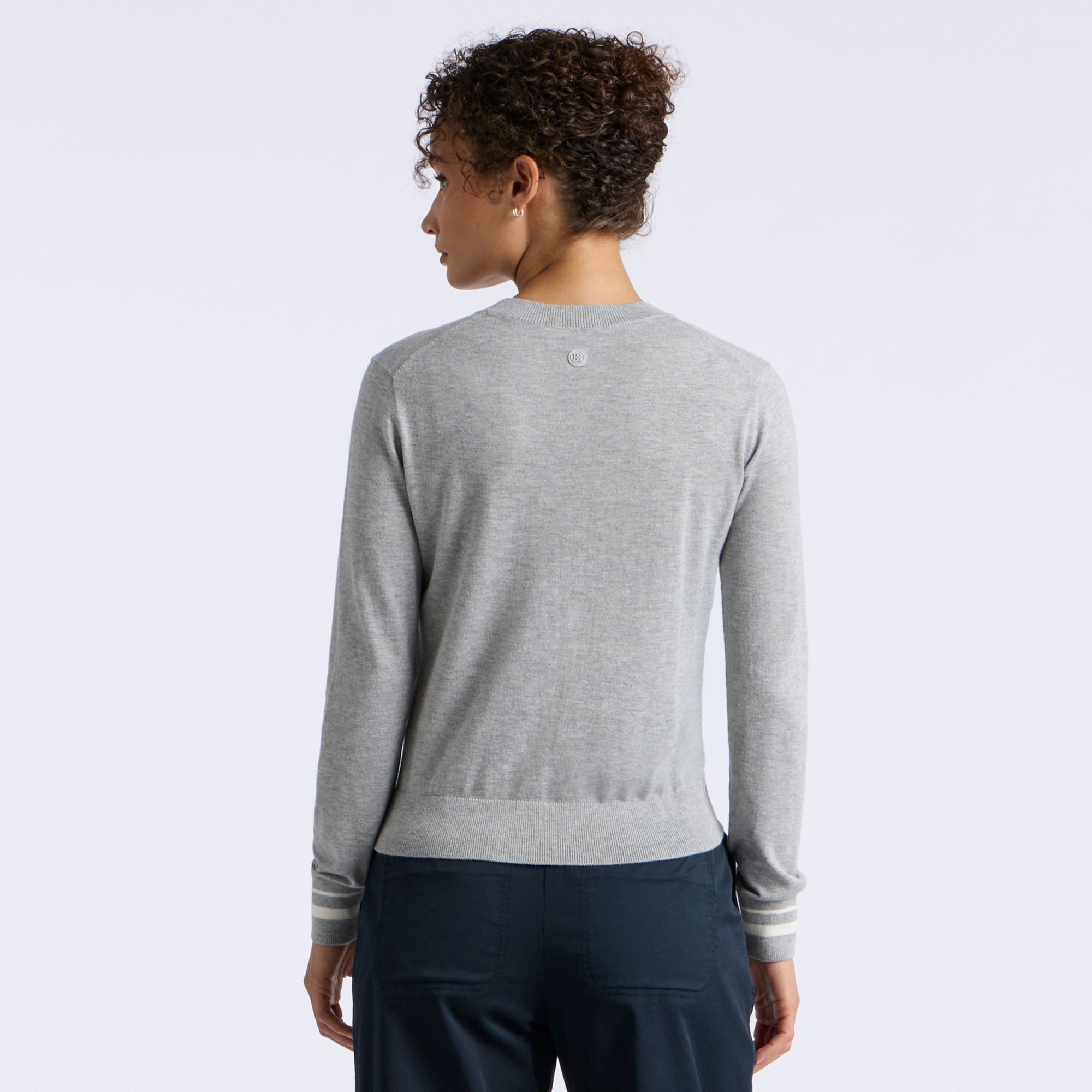 G/FORE Women's Cooling Cotton Crewneck Golf Sweater product image