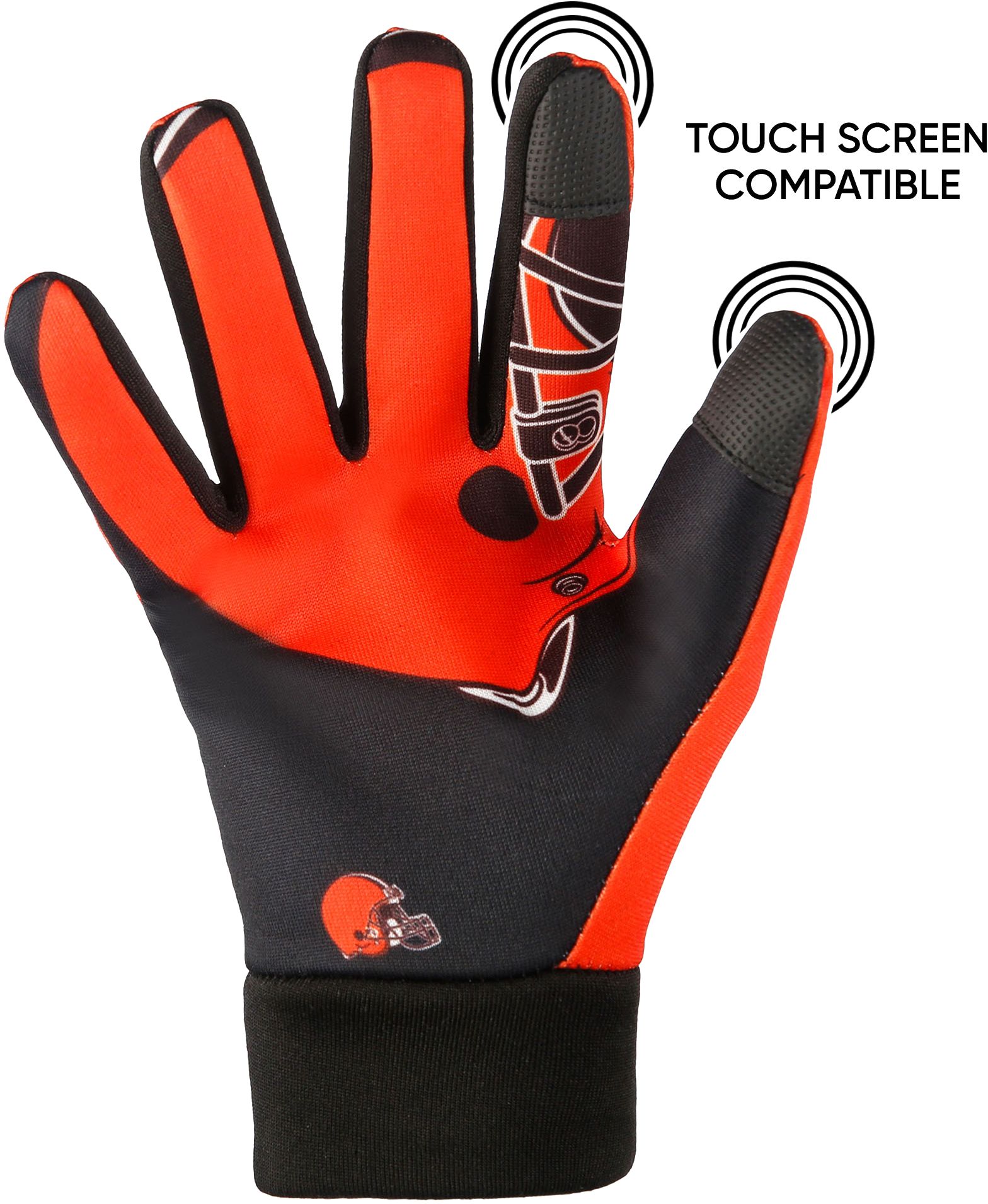 FOCO Cleveland Browns Palm Logo Texting Gloves product image