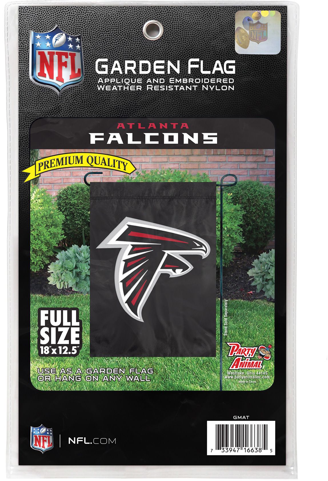 Party Animal Atlanta Falcons Premium Garden Flag product image