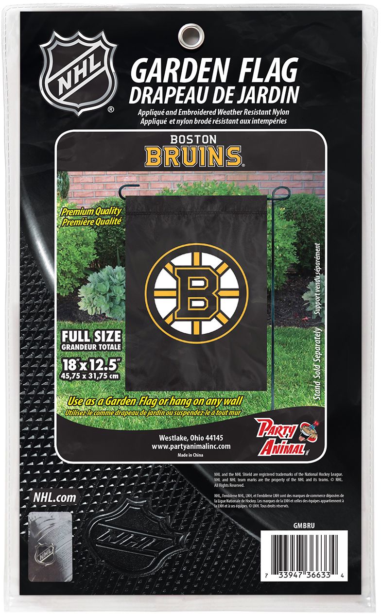 Party Animal Boston Bruins Premium Garden Flag product image