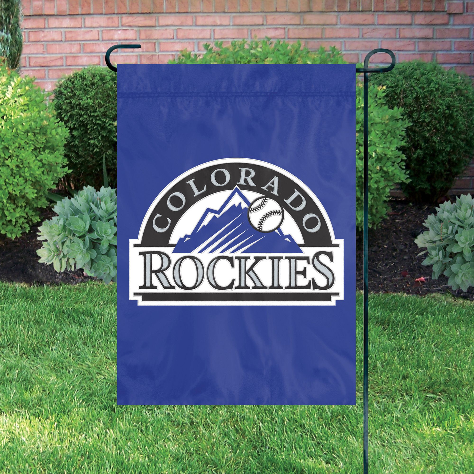 Party Animal Colorado Rockies Premium Garden Flag