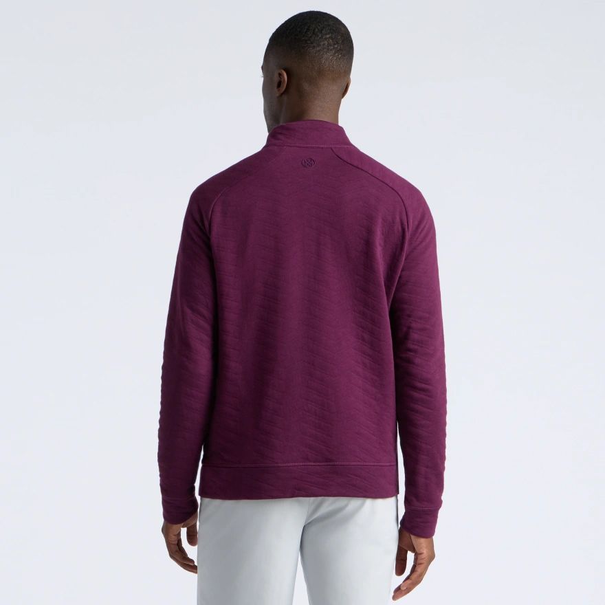 G/FORE Men's Dunes Cotton Quilted ¼ Zip Golf Pullover product image