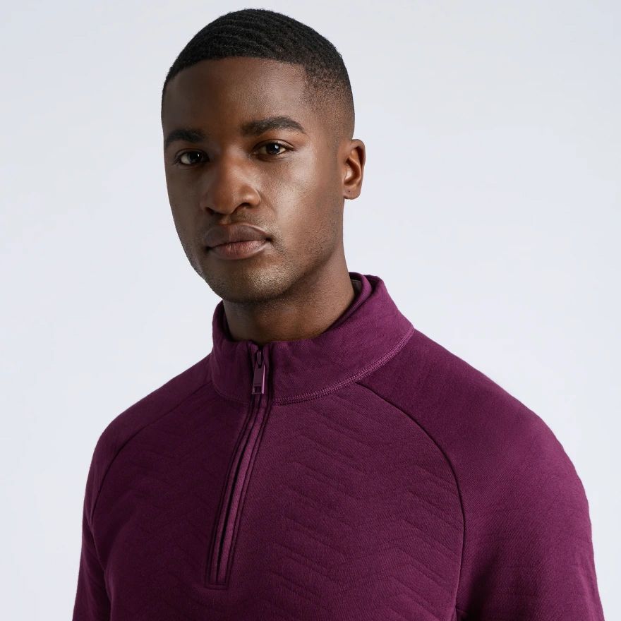 G/FORE Men's Dunes Cotton Quilted ¼ Zip Golf Pullover product image