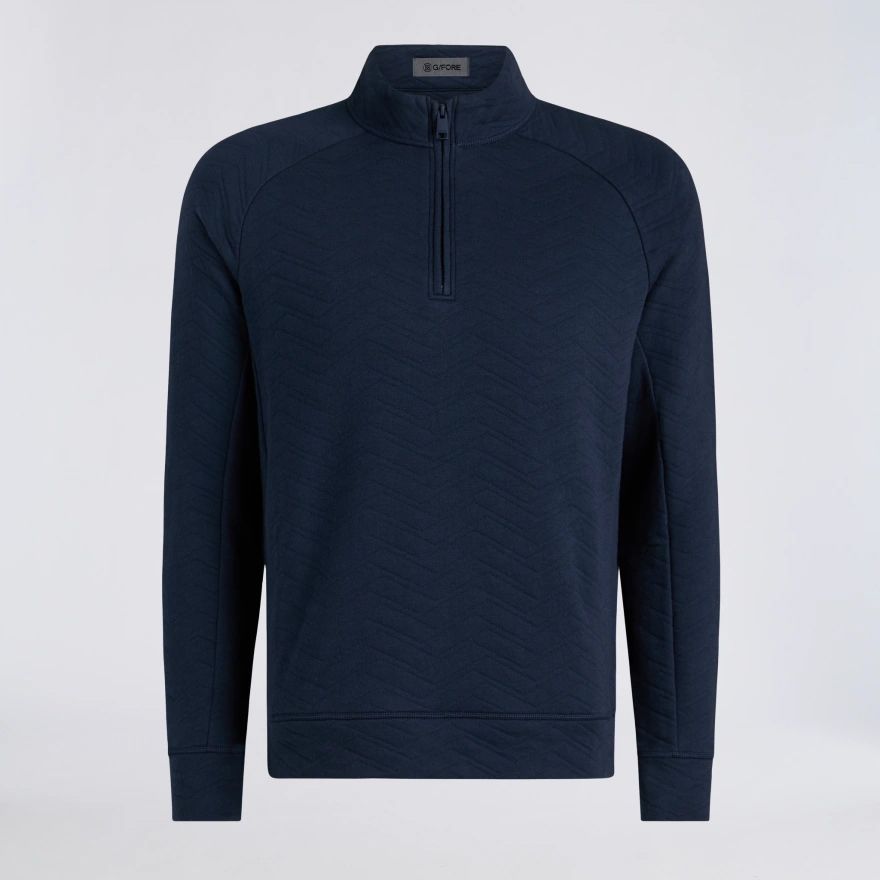 G/FORE Men's Dunes Cotton Quilted ¼ Zip Golf Pullover product image