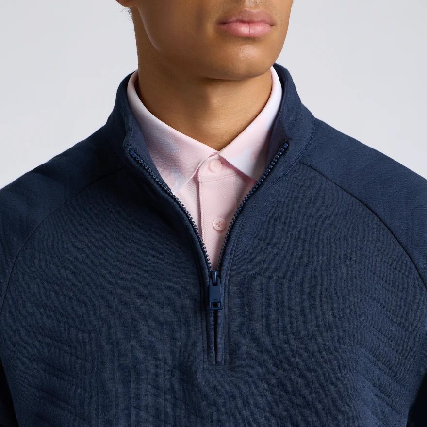 G/FORE Men's Dunes Cotton Quilted ¼ Zip Golf Pullover product image