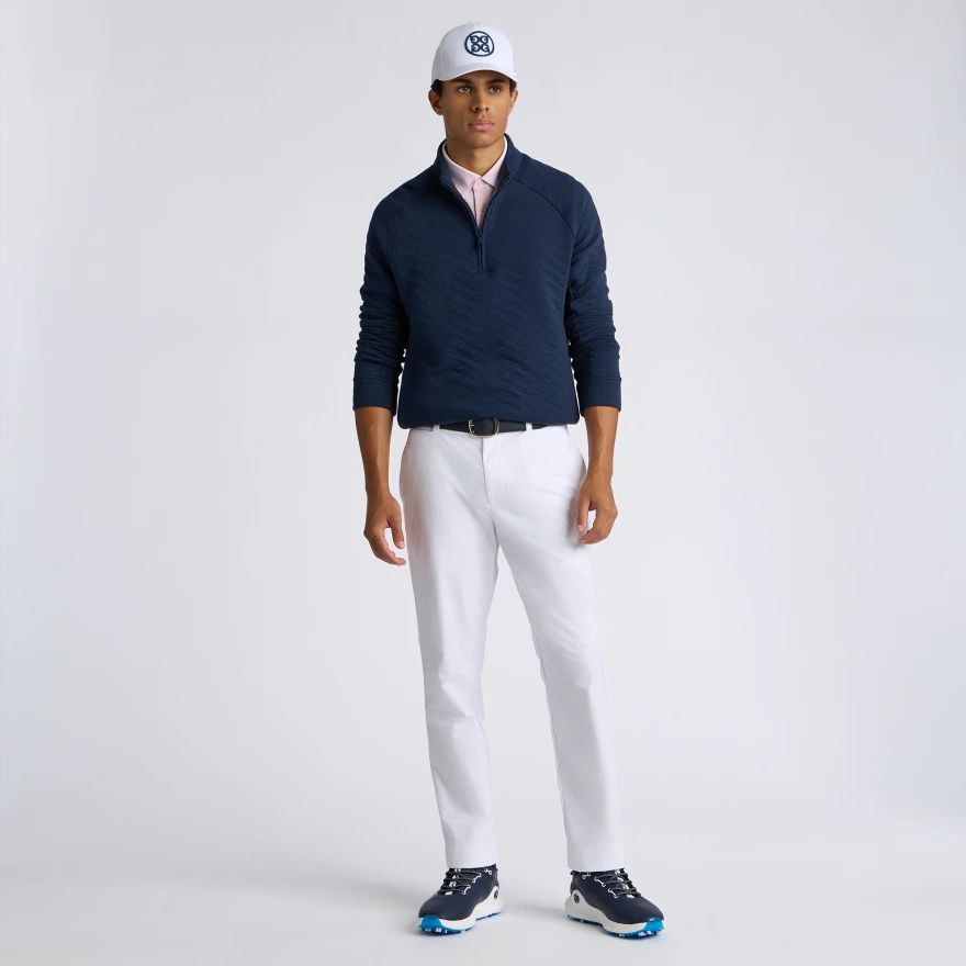 G/FORE Men's Dunes Cotton Quilted ¼ Zip Golf Pullover product image
