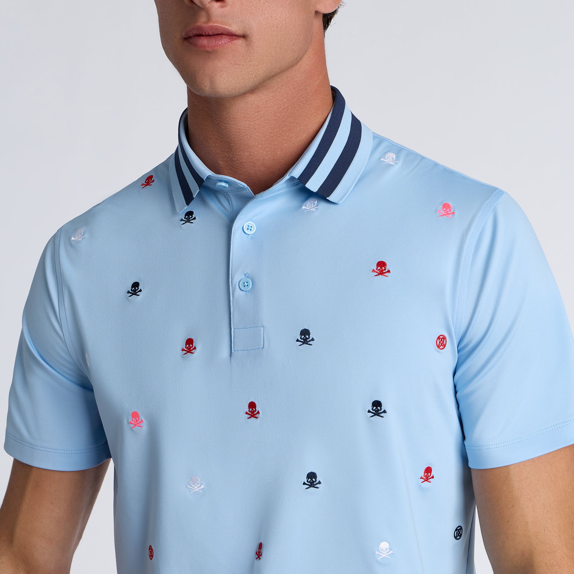G/FORE Men's Embroidered Tech Jersey Golf Polo product image