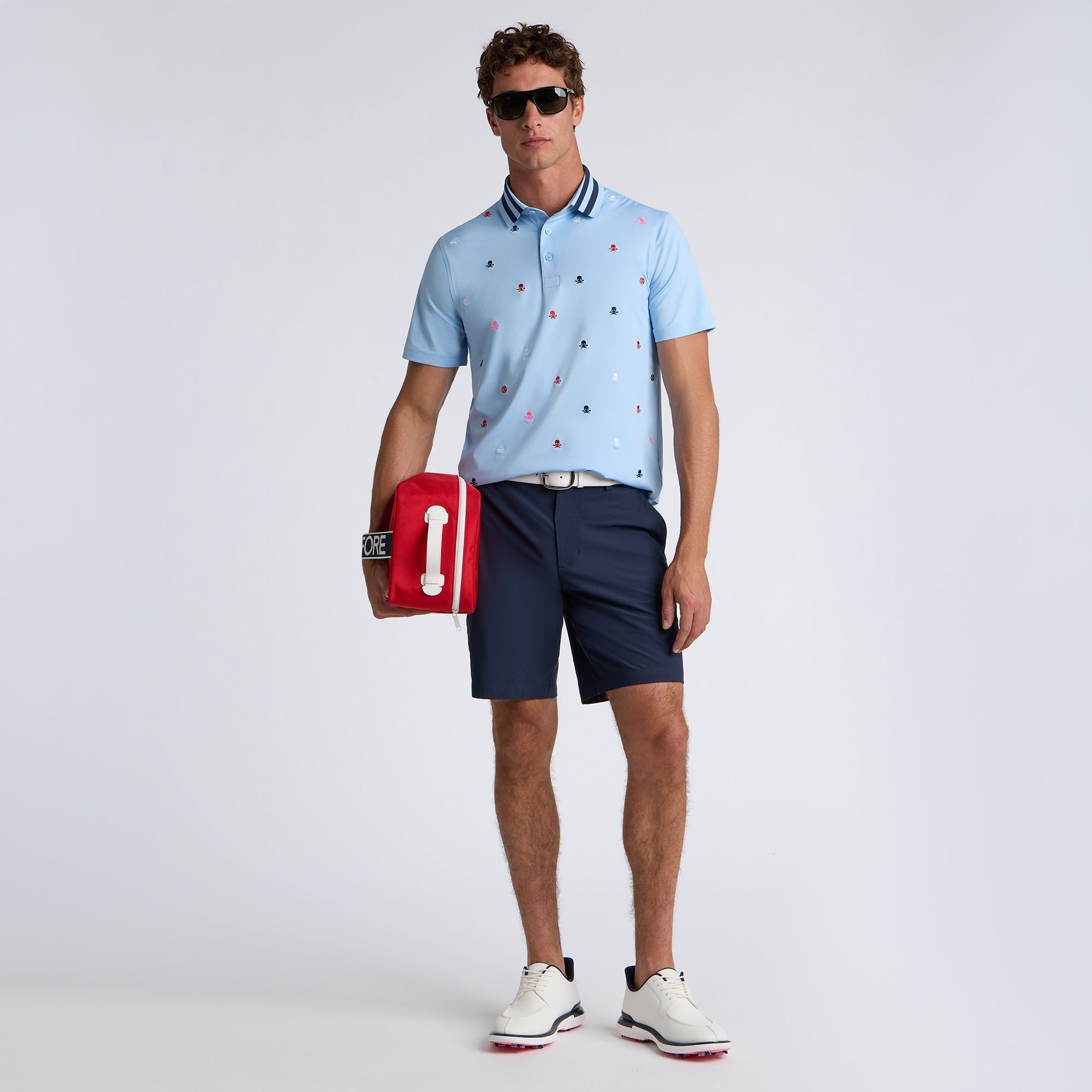 G/FORE Men's Embroidered Tech Jersey Golf Polo product image