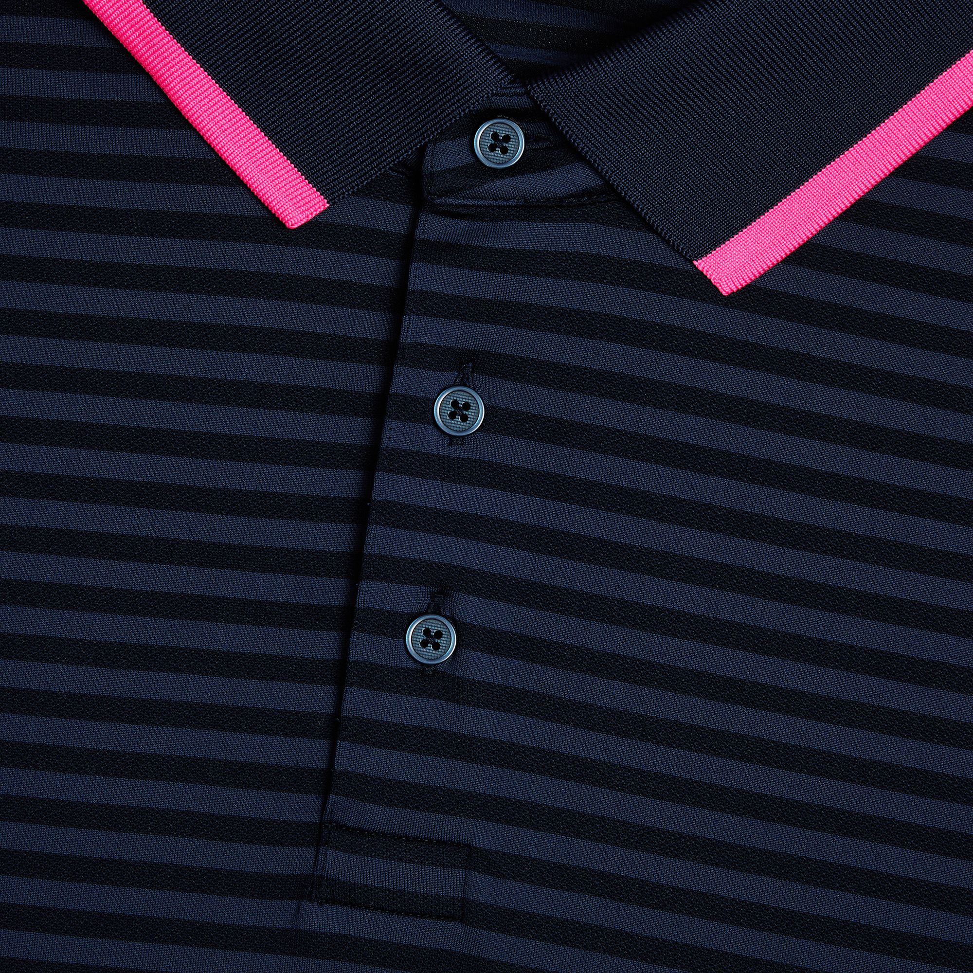 G/FORE Men's Perforated Stripe Jersey Golf Polo product image