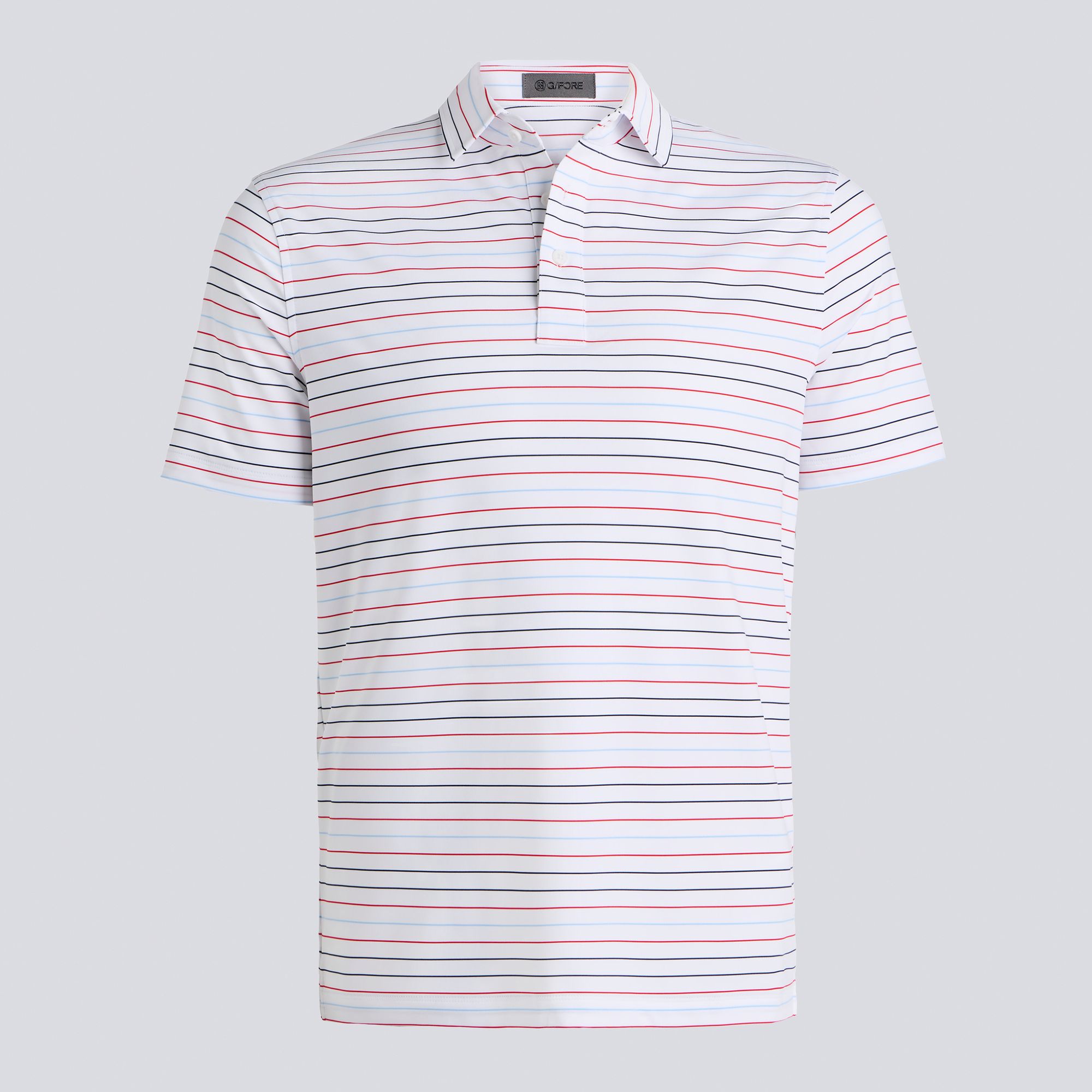 G/FORE Men's Multi-Stripe Tech Jersey Golf Polo product image