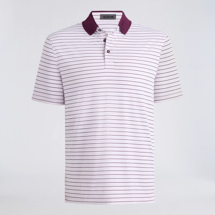 G/FORE Men's Herringbone Stripe Tech Jersey Golf Polo product image