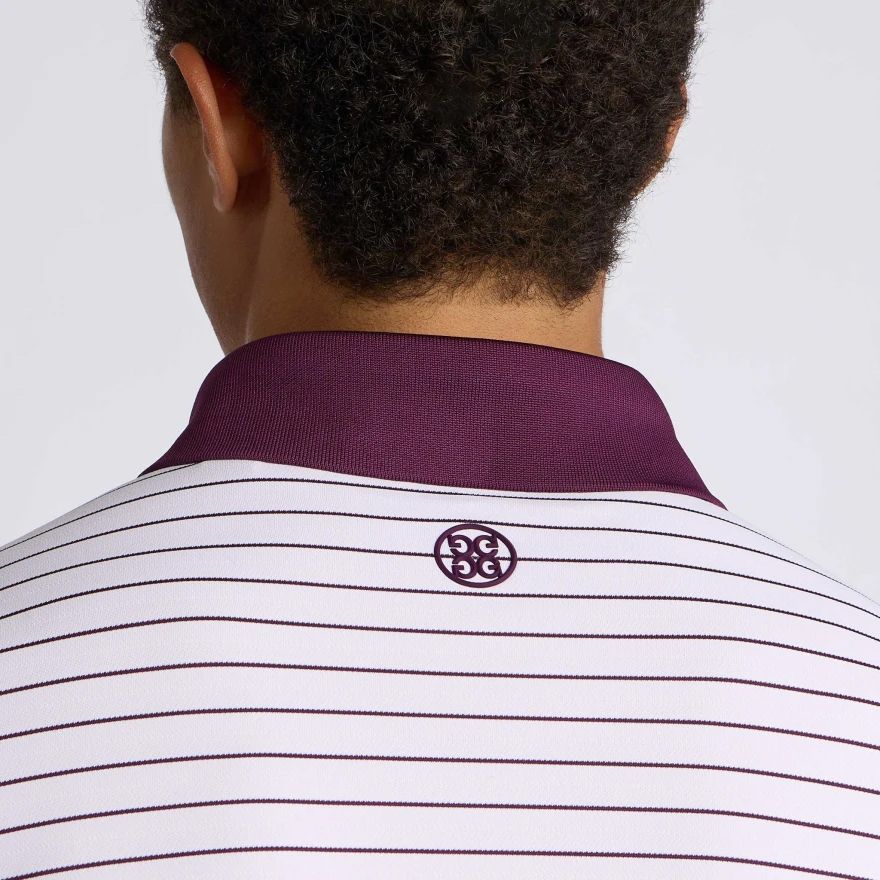 G/FORE Men's Herringbone Stripe Tech Jersey Golf Polo product image