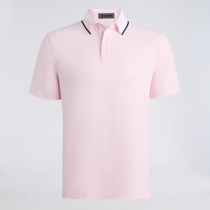 G/FORE Men's Camo Collar Performance Pique Golf Polo product image