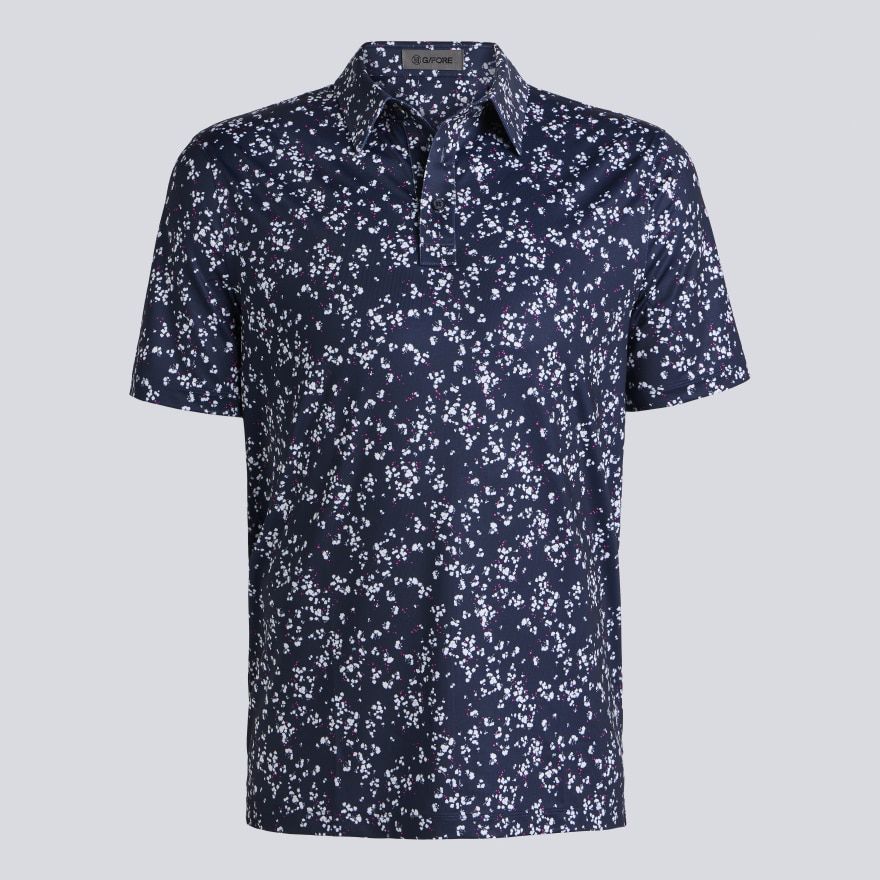 G/FORE Men's Wildflower Tech Jersey Golf Polo product image