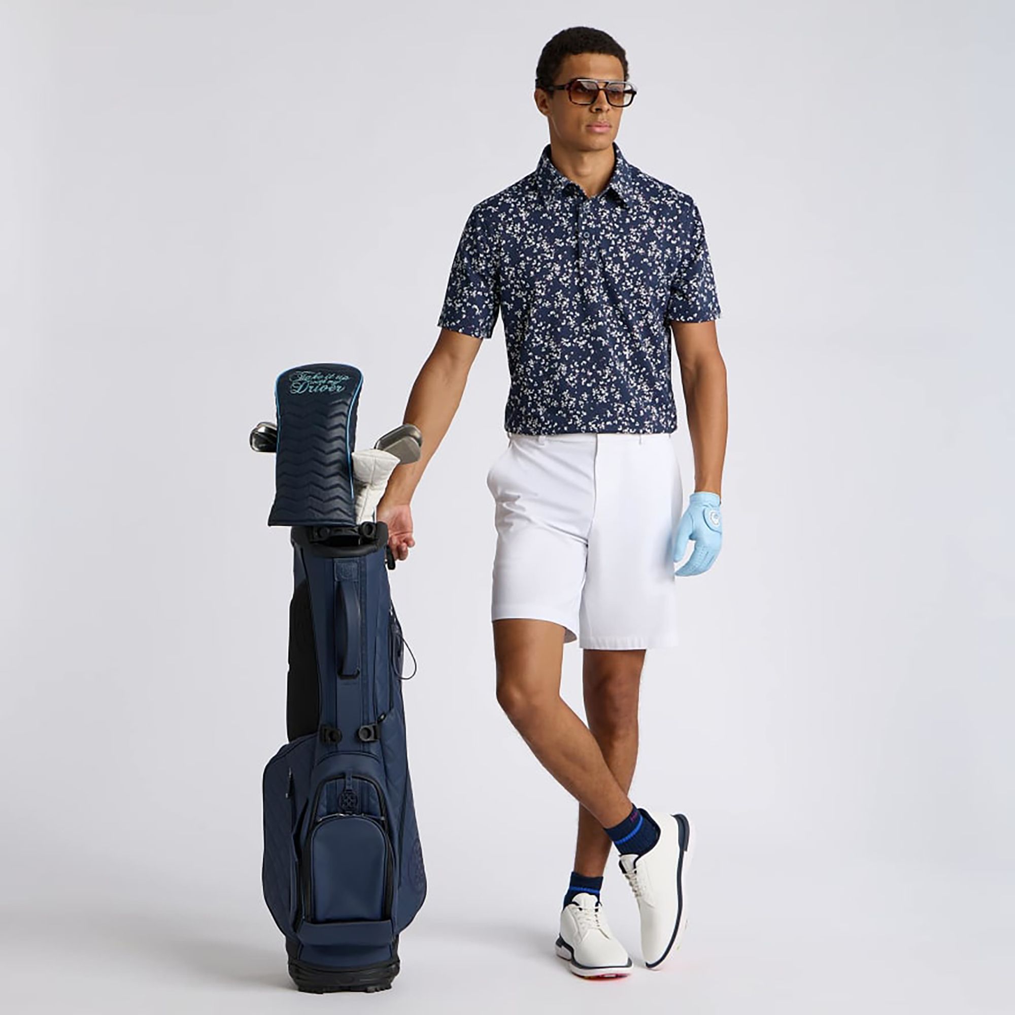 G/FORE Men's Wildflower Tech Jersey Golf Polo product image