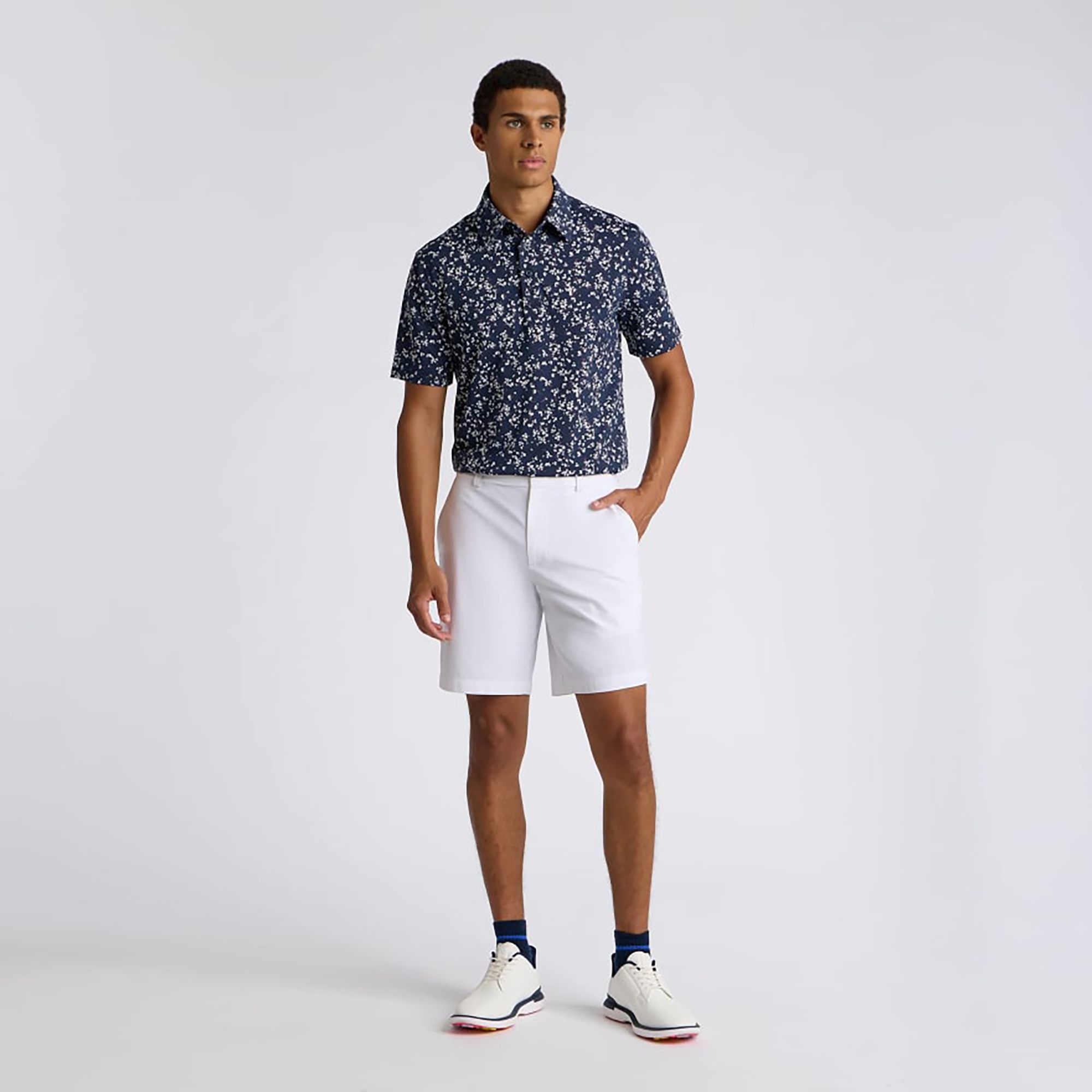 G/FORE Men's Wildflower Tech Jersey Golf Polo product image
