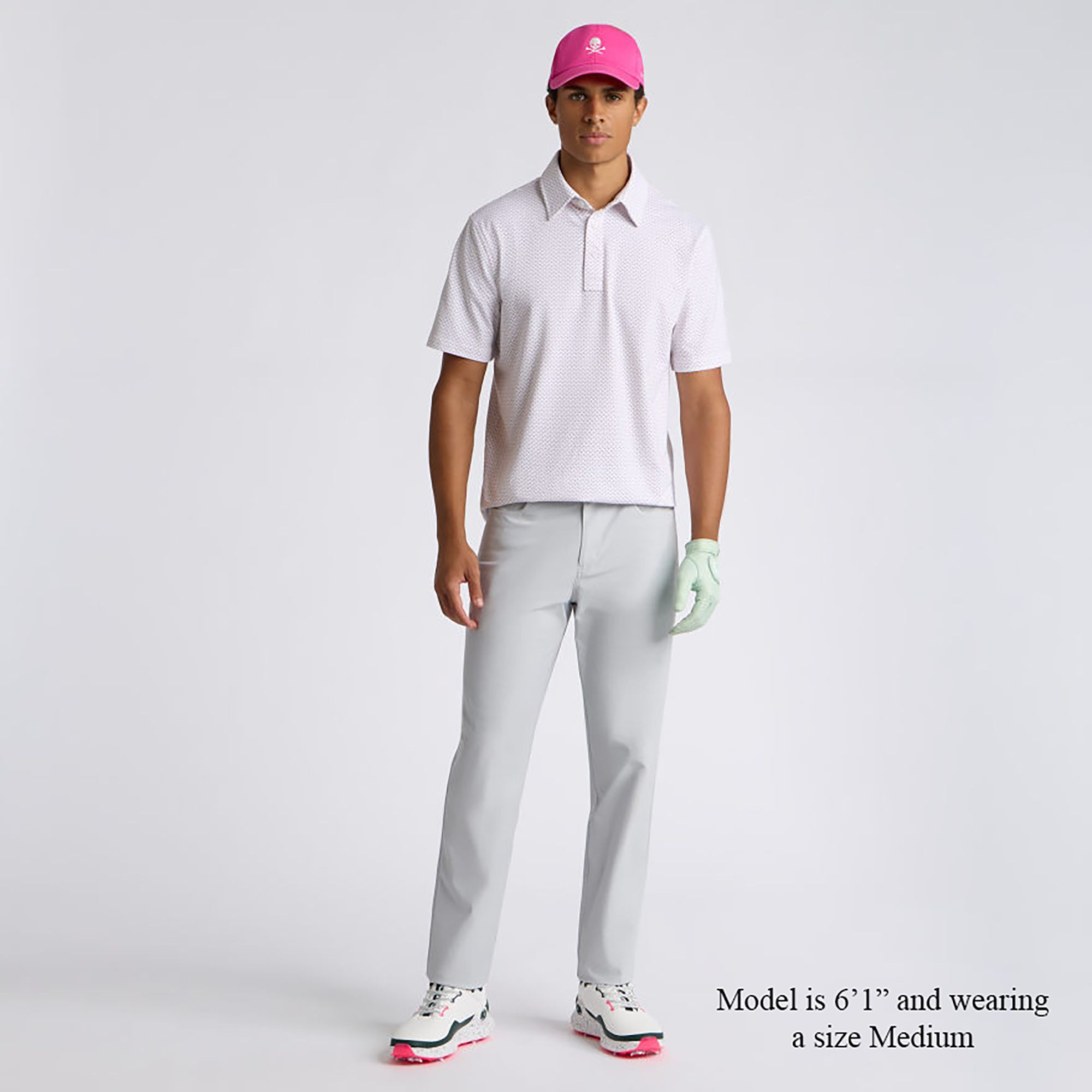 G/FORE Men's All Play Spade Geo Stretch Knit Golf Polo product image