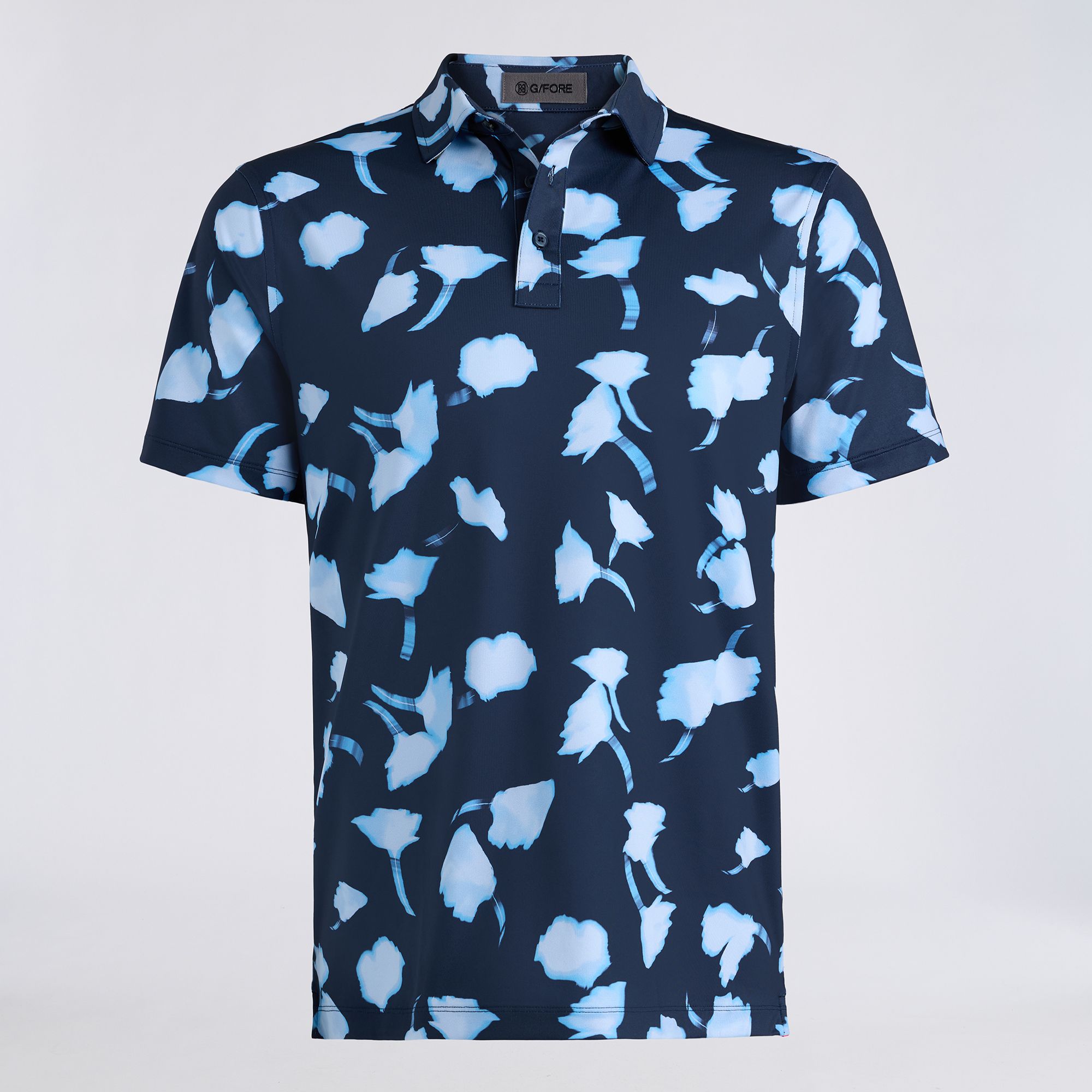 G/FORE Men's Ghost Floral Tech Golf Jersey product image