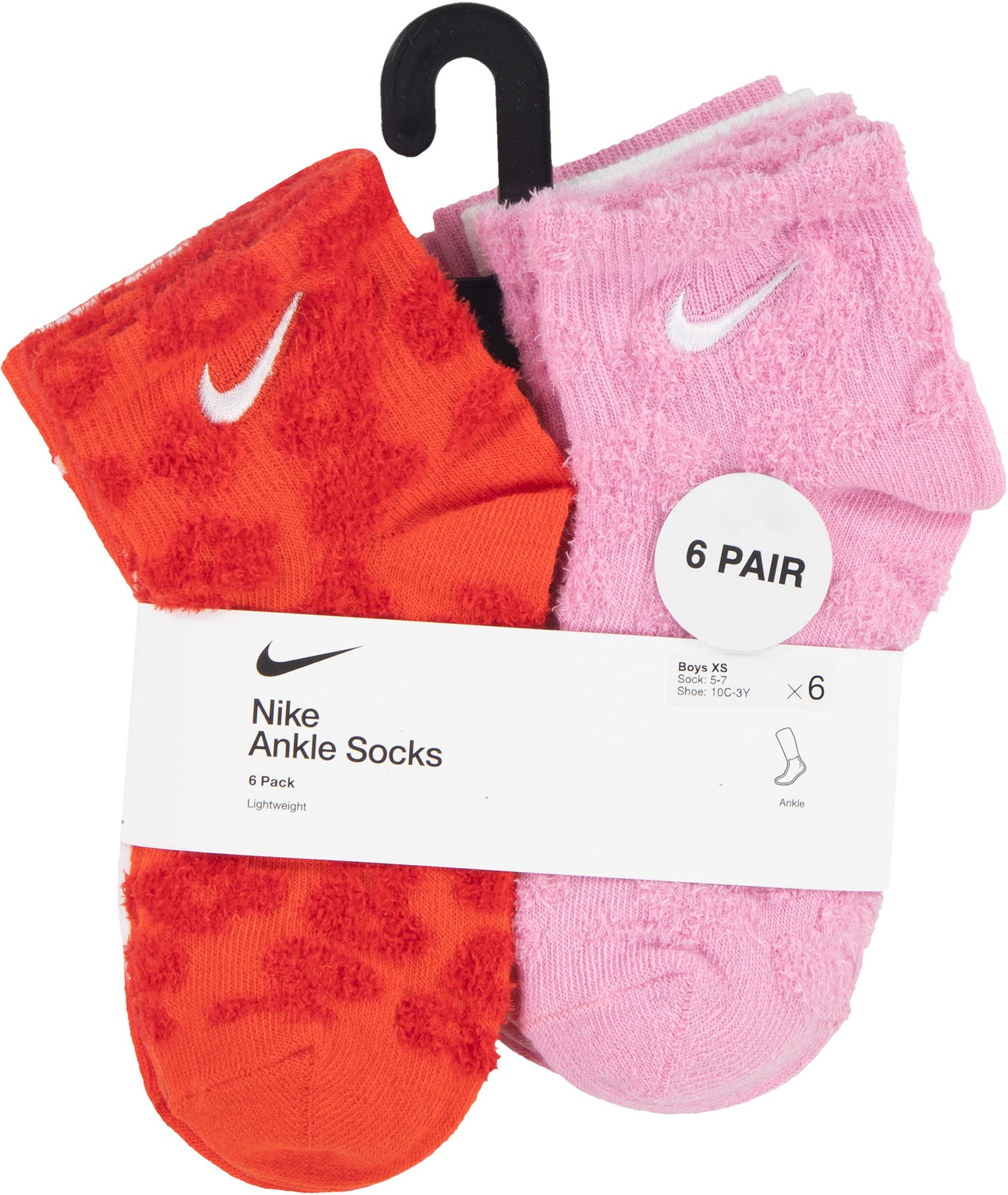 Nike Girls' Your Move 6 Pack Ankle Socks