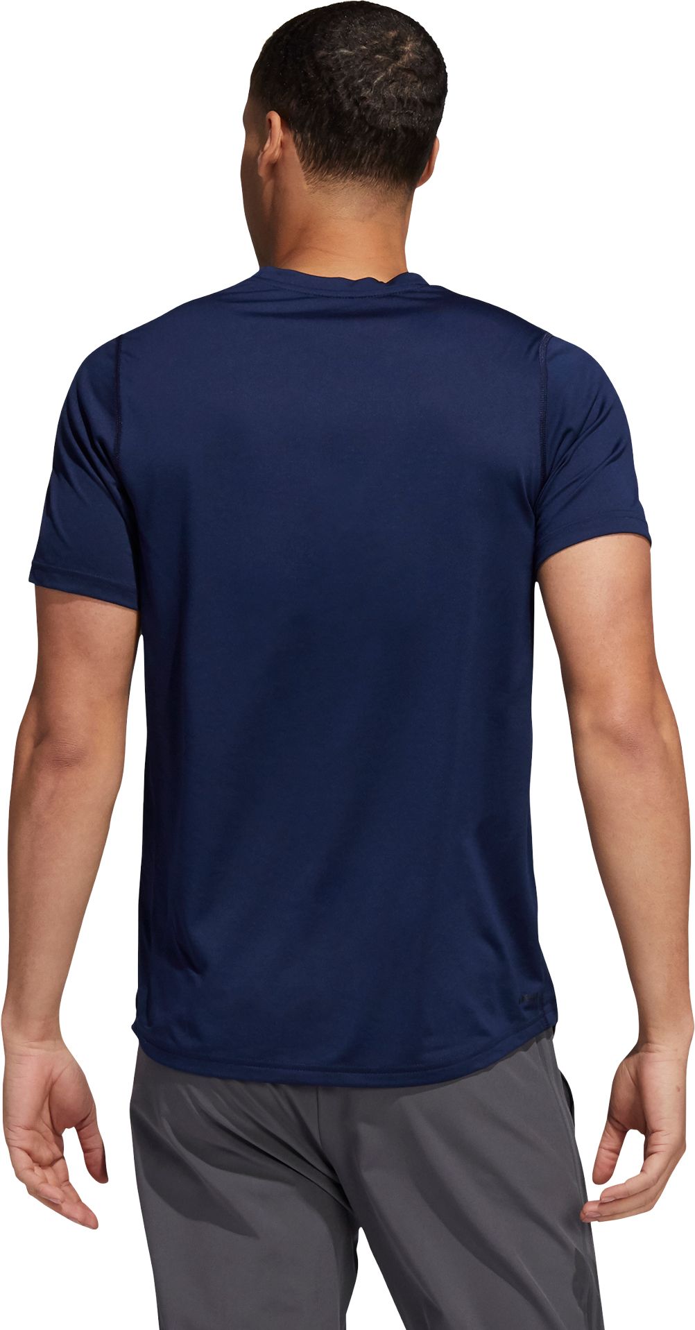 adidas Men's New York City FC 3-Stripe Navy T-Shirt product image