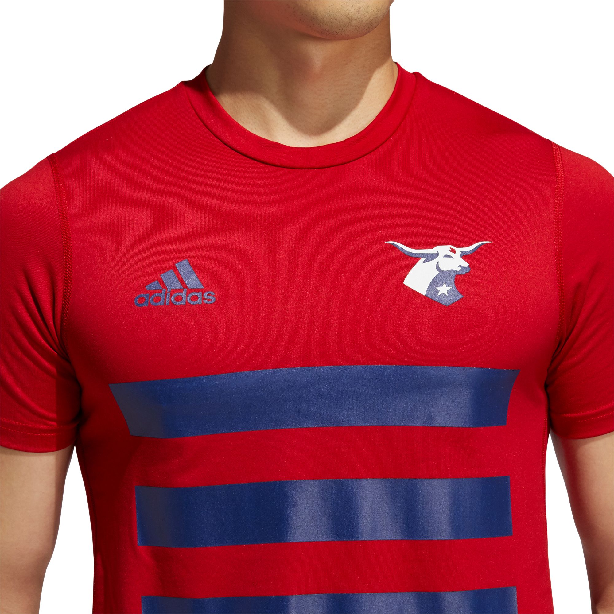 adidas Men's FC Dallas 3SL Red T-Shirt product image