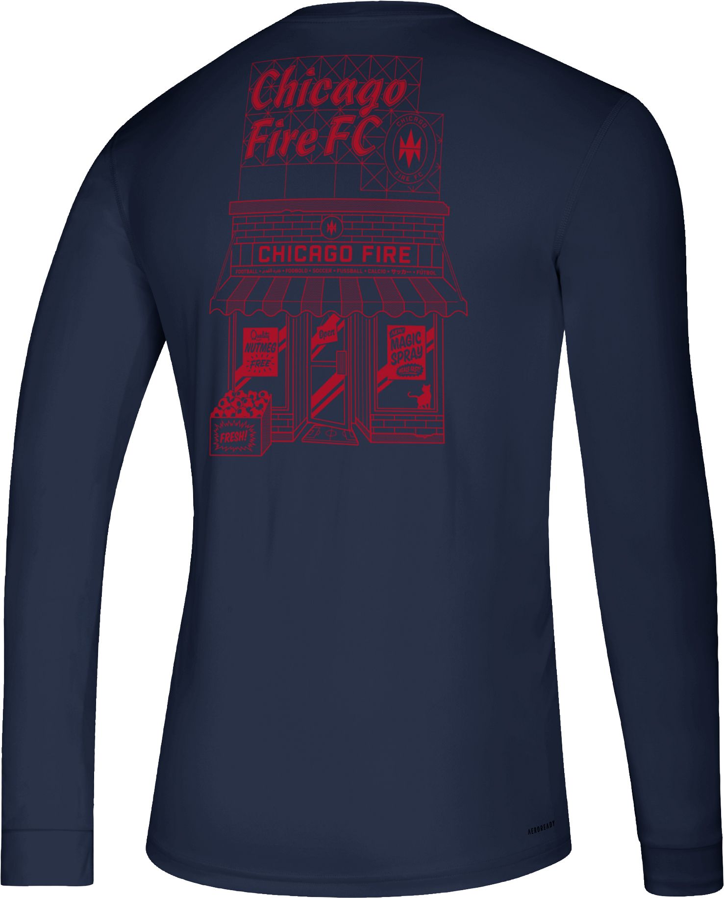 adidas Men's Chicago Fire Megs Navy T-Shirt product image