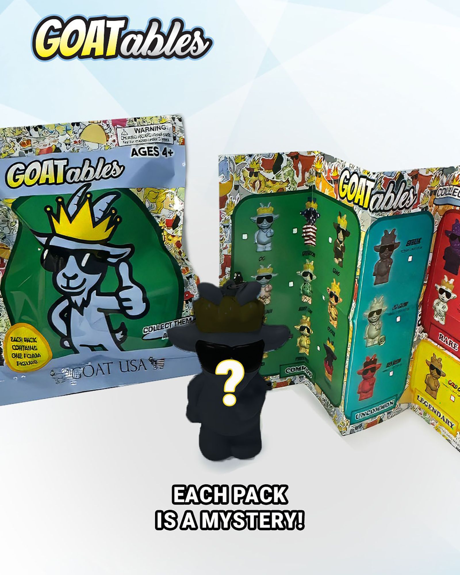 GOAT USA Mystery GOATABLES Squeezy Figures product image