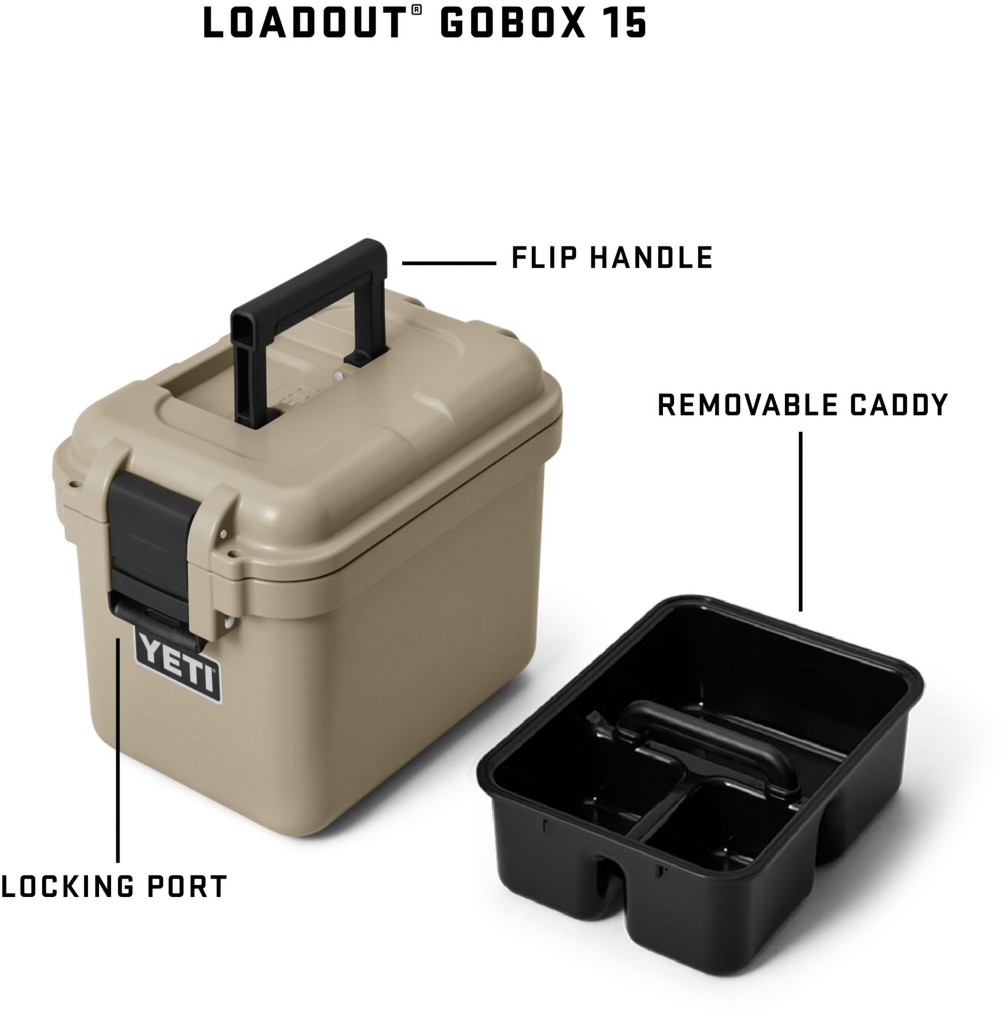YETI LoadOut GoBox 15 Gear Case product image