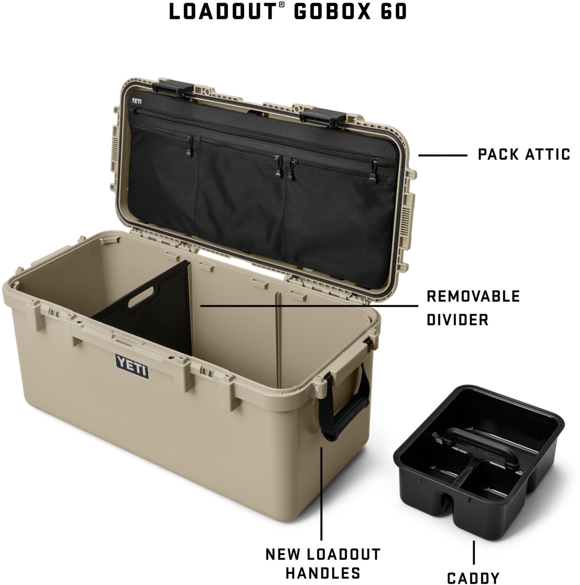 YETI LoadOut GoBox 60 Gear Case product image