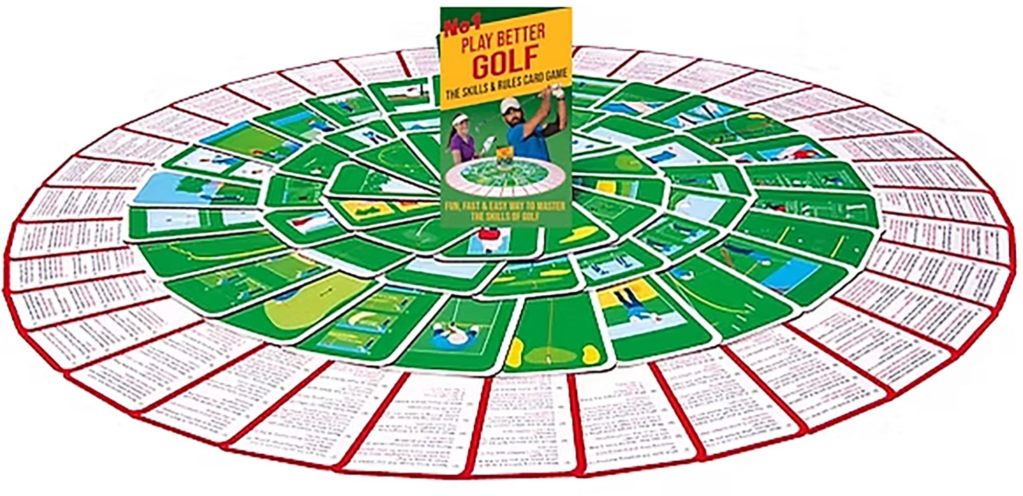 No1 Play Better Golf Card Game product image
