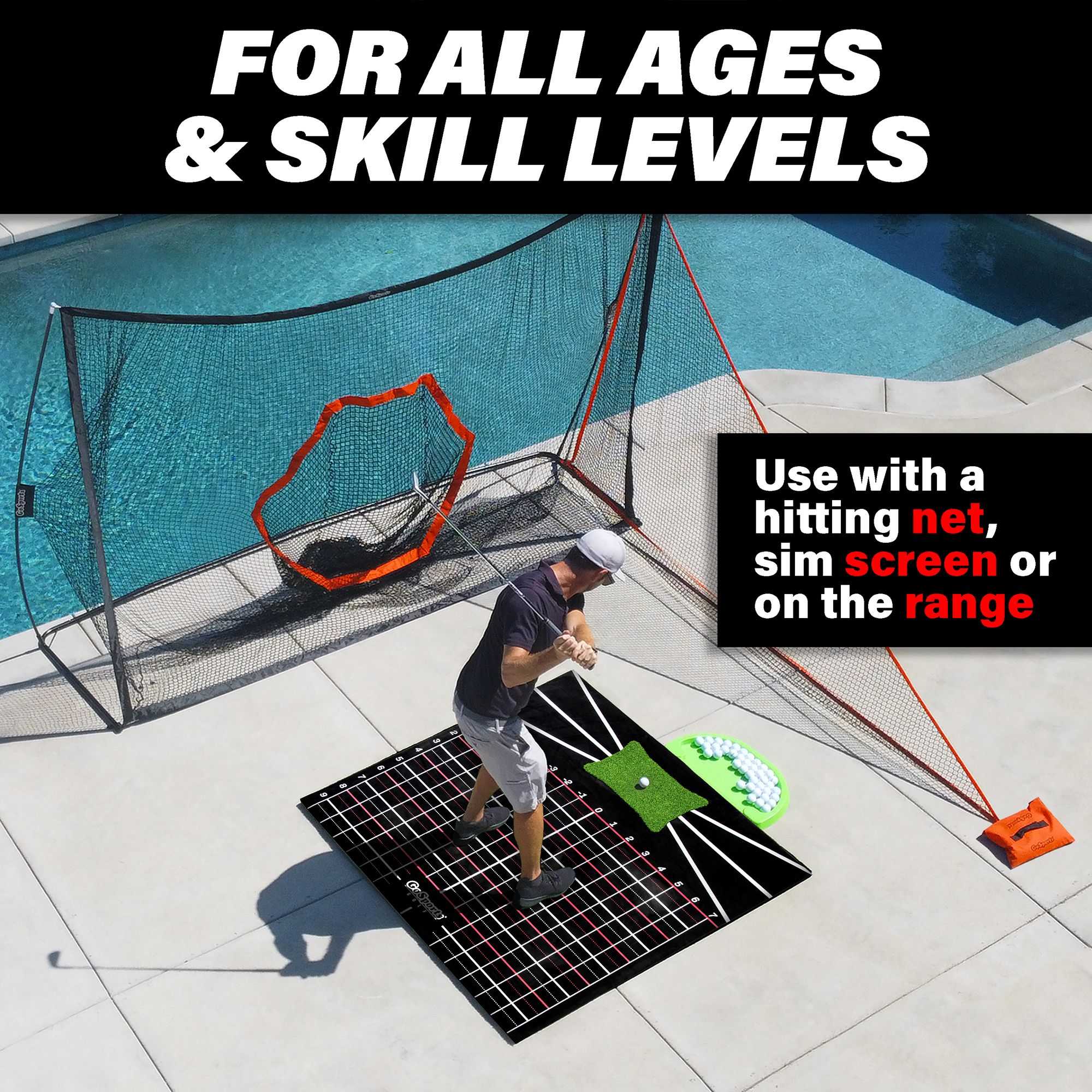 GoSports Pure Strike Mat (5'x5') product image