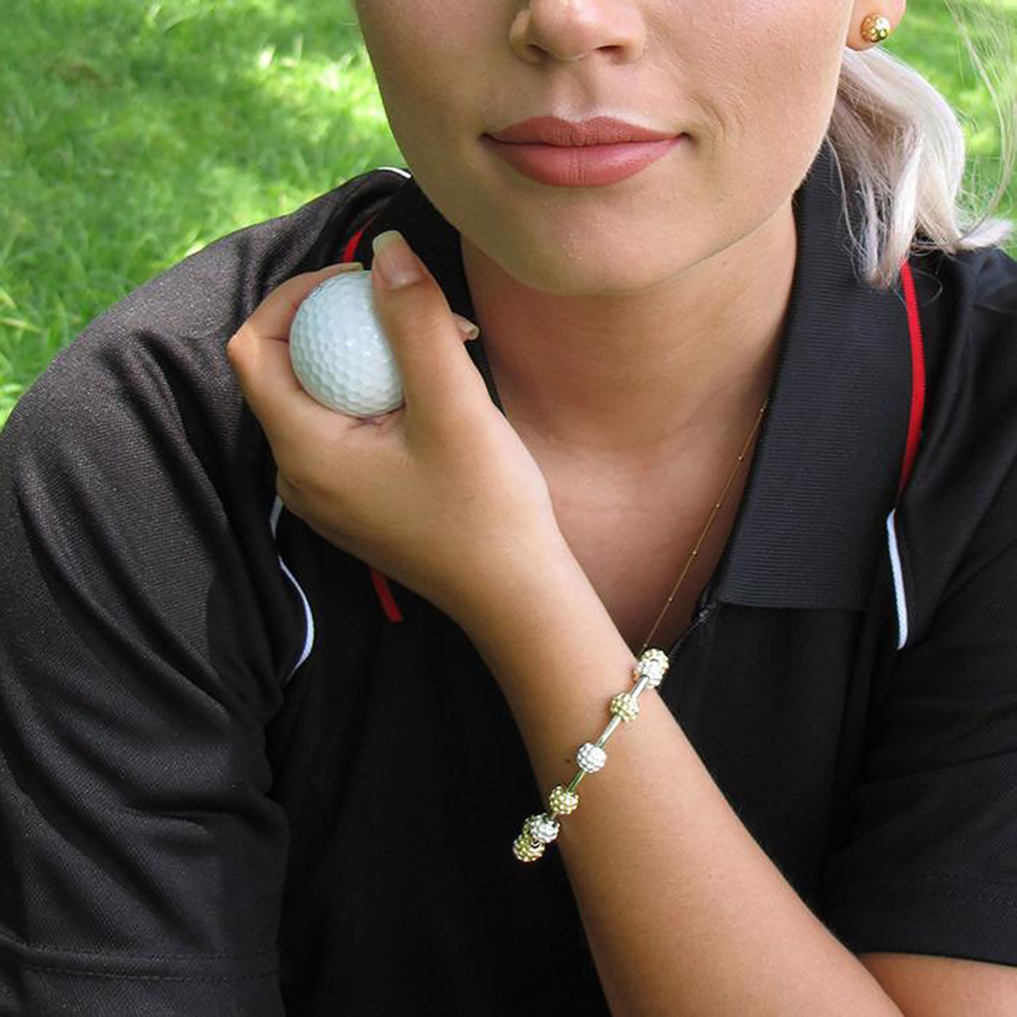 Chelsea Charles Golf Goddess Golf Ball Bead Stroke Counter Bracelet product image