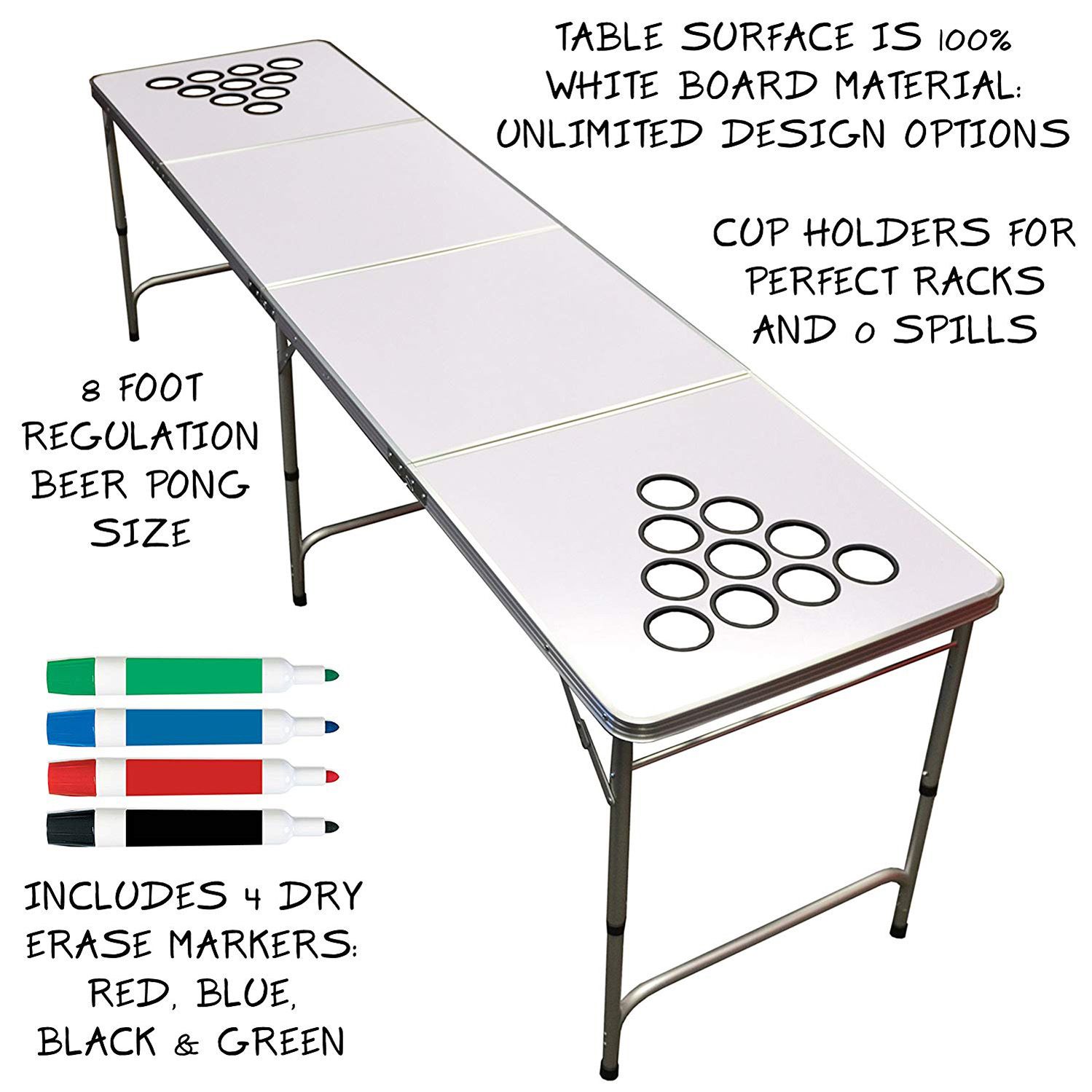 GoSports GoPong 8' Portable Dry Erase Tailgate Table product image